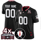 Custom G.Bulldogs Football 4x-Time National Champions Vapor Limited College Jerseys