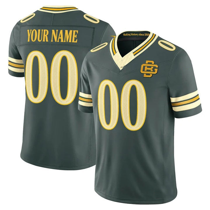 Custom GB.Packers Green 2026 Rivalries Vapor Limited Jersey - All Stitched Football Jersey