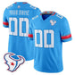 Custom H.Texans Rivalries Blue Jersey - All Stitched Football Jersey