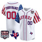 Custom Houston Astros America 250 Edition Vapor Premier Limited White Stitched Baseball Jersey