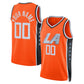 Custom LA.Clippers Active Player Orange 2025-26 City Edition Swingman Stitched Basketball Jersey