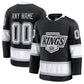 Custom LA.Kings Fanatics Home Premium Jersey - Black Stitched American Hockey Jerseys
