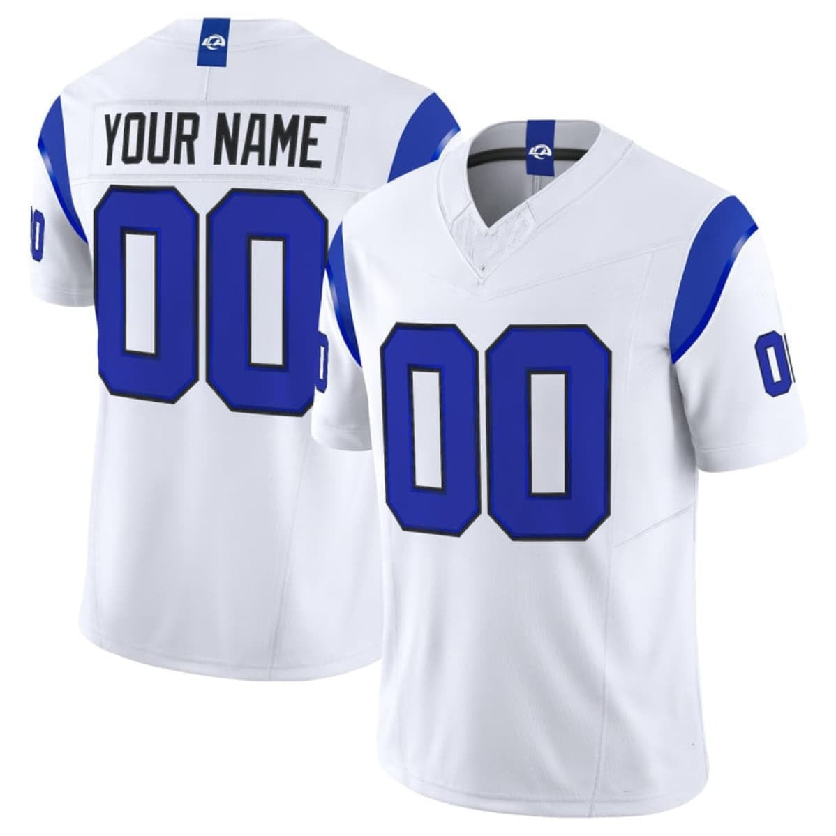 Custom LA.Rams Active Player White 2026 F.U.S.E. Vapor Limited Stitched Football Jersey