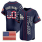 Custom Los Angeles Angels  America 250 Edition Vapor Premier Limited Navy Stitched Baseball Jersey