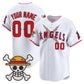 Custom Los Angeles Angels x One Piece White Vapor Premier Limited Jersey - Stitched Baseball Jersey