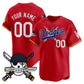 Custom Los Angeles Dodgers x One Piece Red Zoro Patch Vapor Premier Limited Jersey - Stitched Baseball Jersey