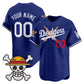 Custom Los Angeles Dodgers x One Piece Royal Vapor Premier Limited Jersey - Stitched Baseball Jersey