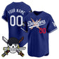 Custom Los Angeles Dodgers x One Piece Royal Zoro Patch Vapor Premier Limited Jersey - Stitched Baseball Jersey