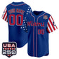 Custom Miami Marlins Royal America 250 Edition Vapor Premier Limited Stitched Baseball Jersey