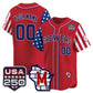 Custom Milwaukee Brewers America 250 Edition Vapor Premier Limited Red Stitched Baseball Jersey