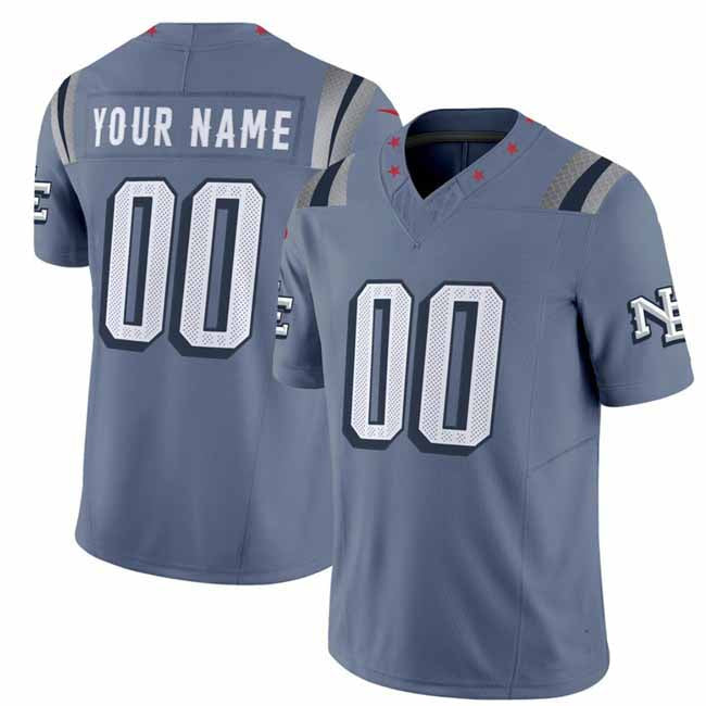 Custom NE.Patriots Active Player 2025 F.U.S.E. “Rivalries” Vapor Limited Football Stitched Jersey