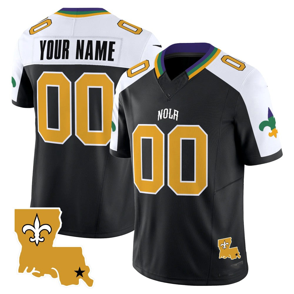 Custom NO.Saints 2024 City Vapor Limited Alternate Stitched Football Jersey