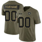 Custom NO.Saints Active Player Olive 2025 F.U.S.E. Salute to Service Limited Stitched Football Jersey