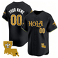 Custom New Orleans Saints Black Vapor Premier Limited Stitched Baseball Jersey