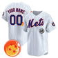 Custom New York Mets x Dragon Ball White Vapor Premier Limited Jersey - All Stitched Baseball Jersey