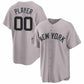 Custom New York Yankees 2025 All-Star Game Away Pick-A-Player Replica Jersey - Gray Baseball Jerseys