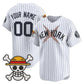 Custom New York Yankees x One Piece White Vapor Premier Limited Jersey - Stitched Baseball Jersey