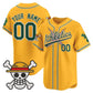 Custom Oakland Athletics x One Piece Gold Vapor Premier Limited Jersey - Stitched Baseball Jersey