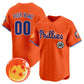 CusCustom Philadelphia Phillies x Dragon Ball Orange Vapor Premier Limited Jersey - All Stitched Baseball Jersey