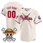Custom Philadelphia Phillies x One Piece Cream Vapor Premier Limited Jersey - Stitched Baseball Jersey