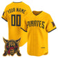 Custom Pittsburgh Pirates Gold 2026 City Connect Stadium Stitched Baseball Jersey