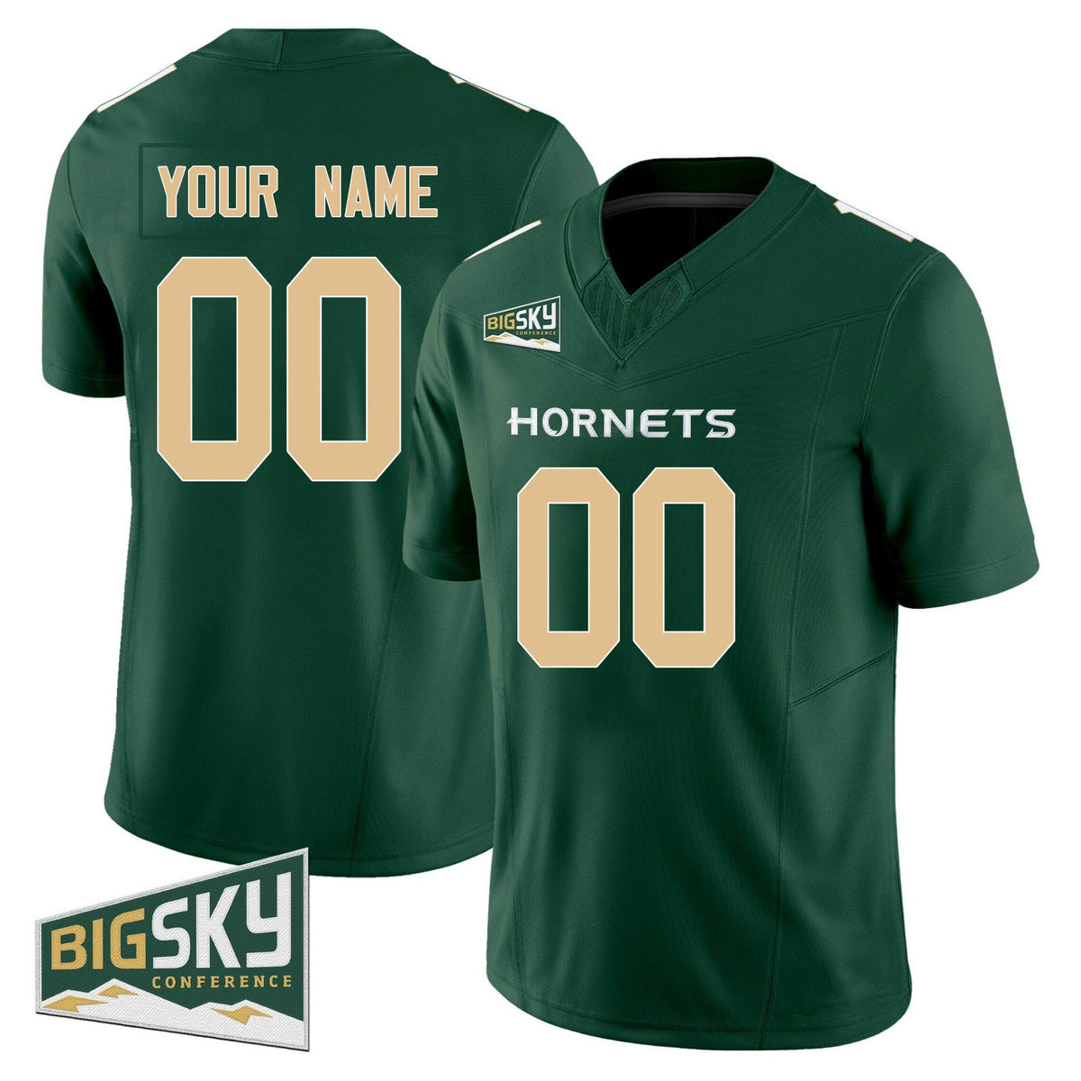 Custom Sacramento State Hornets Blank Football College Jersey