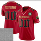 Custom San Francisco 49ers Gothic Edition Vapor Limited Football Jersey