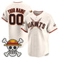 Custom San Francisco Giants x One Piece Cream Vapor Premier Limited Jersey - Stitched Baseball Jersey