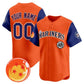 Custom Seattle Mariners x Dragon Ball Royal Orange Vapor Premier Limited Jersey - All Stitched Baseball Jersey