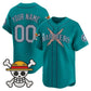 Custom Seattle Mariners x One Piece Teal Vapor Premier Limited Jersey - Stitched Baseball Jersey