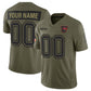 Custom TB.Buccaneers Active Player Olive 2025 F.U.S.E. Salute to Service Limited Football Stitched Jersey