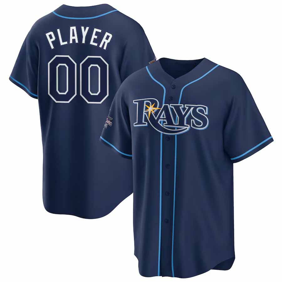 Jersey Sun Rays Custom Tampa Bay Rays 2025 All-Star Game Away Pick-A-Player Replica Je ...