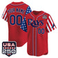 Custom Tampa Bay Rays America 250 Edition Vapor Premier Limited Red Stitched Baseball Jersey