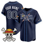Custom Tampa Bay Rays x One Piece Navy Vapor Premier Limited Jersey - Stitched Baseball Jersey
