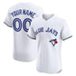 Custom Toronto Blue Jays Home Elite Jersey – White Stitched Baseball Jersey