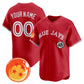 Custom Toronto Blue Jays x Dragon Ball Red Vapor Premier Limited Jersey - All Stitched Baseball Jersey