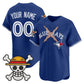 Custom Toronto Blue Jays x One Piece Royal Vapor Premier Limited Jersey - Stitched Baseball Jersey