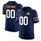Custom C.Bears Navy Vapor F.U.S.E. Limited Football Stitched Jersey