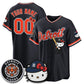 Custom Detroit Tigers Black Puhics Meow KT Edition Vapor Limited Stitched Jersey