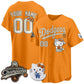 Custom Los Angeles Dodgers Orange Puhics Halloween 2026 Vapor V2 Stitched Team Jersey