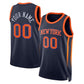 Custom NY.Knicks Active Player Black 2025 Statement Edition Stitched Basketball Jersey