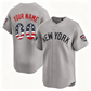 Custom New York Yankees Gray USA 250 Fourth of July Limited Baseball Stitched Jersey