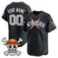Custom New York Yankees x One Piece Navy Vapor Premier Limited Jersey - Stitched Baseball Jersey