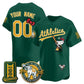 Custom Oakland Athletics Green Puhics Meow KT 2026 Vapor Limited Stitched Jersey