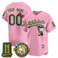 Custom Oakland Athletics Pink Puhics Meow KT 2026 Vapor Limited Stitched Jersey