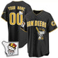 Custom San Diego Padres Black Puhics Meow KT Vapor Limited All Stitched V2 Jersey