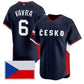 Czech Republic Baseball #6 Terrin Vavra Navy 2026 World Baseball Classic Stitched Baseball Jersey