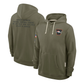 D.Broncos Olive 2025 Salute to Service Sideline Standard Issue Dri-FIT Hoodie Stitched American Football Jerseys