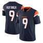 D.Broncos #9 Talanoa Hufanga Navy F.U.S.E. Limited Stitched Football Jersey