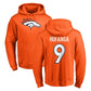 D.Broncos #9 Talanoa Hufanga Orange Pullover Hoodie Football Jersey